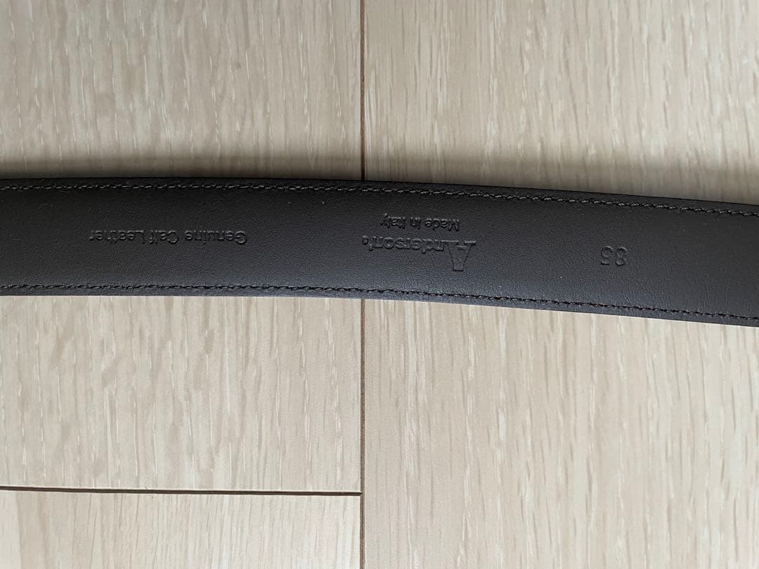 アンダーソンズ ダークブラウン スエード レザーベルト