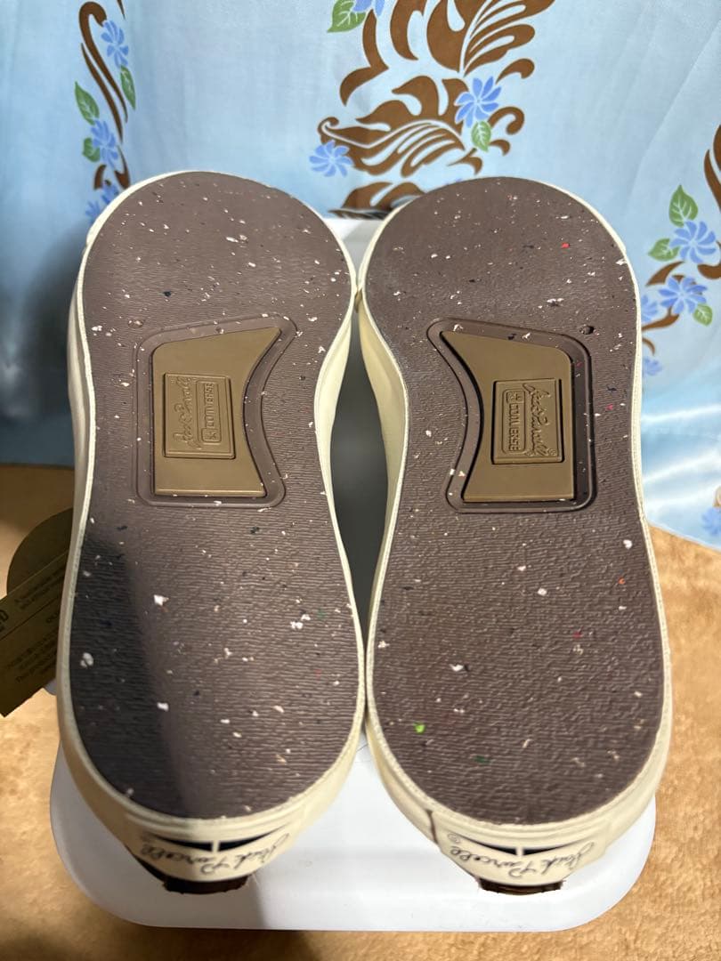 か*ぼ様 コンバース　ジャックパーセル　オリーブグリーンレザー　ダークブラウン