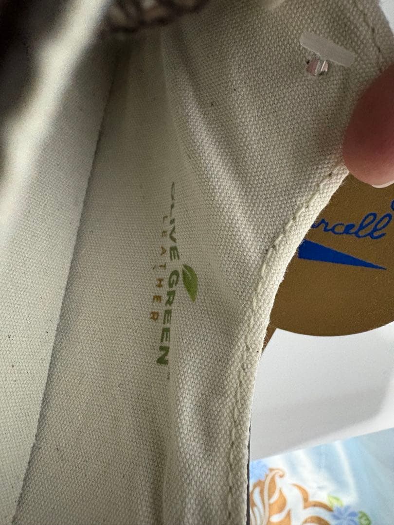 か*ぼ様 コンバース　ジャックパーセル　オリーブグリーンレザー　ダークブラウン