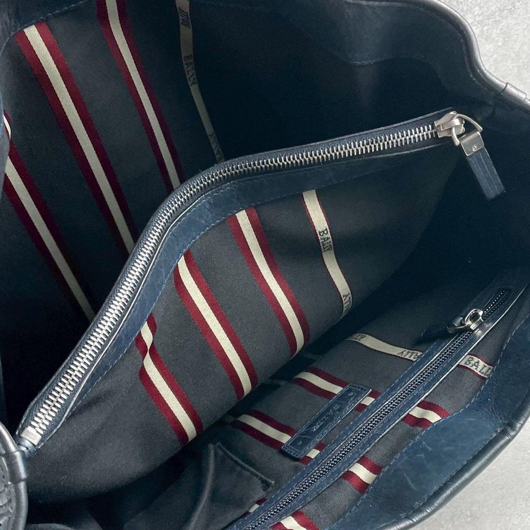 美品 Bally バリー トートバッグ ショルダーバッグ ビジネス レザー