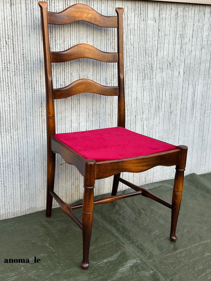 【ダイニングチェア】飛騨産業　ヴィンテージキツツキ　ラダーバックチェア