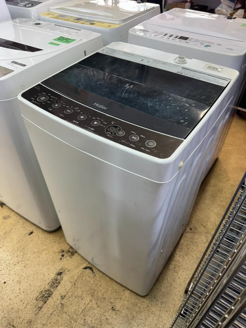 (4255)HAIER　洗濯機　ハイアール4.5キロ JW-C45A 2019年
