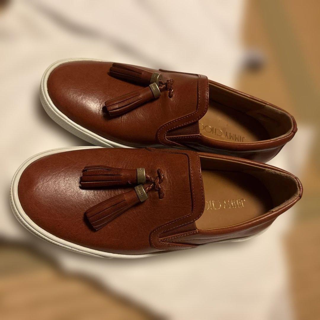 JIMMY CHOO タッセルスリッポン　サイズ38