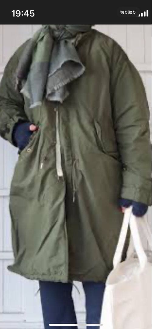 MIDA M65 FISHTAIL COAT OLIVE インナー　セット