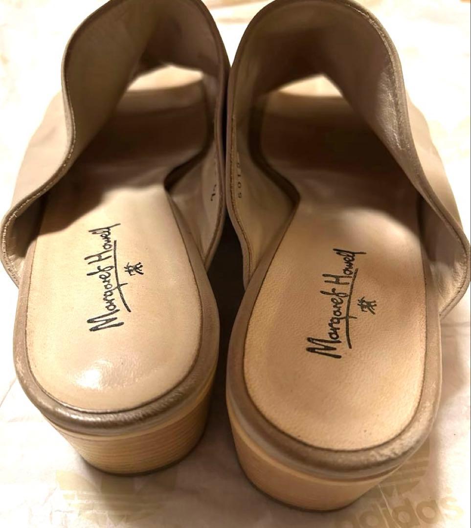 Margaret Howell ベージュ ミュール