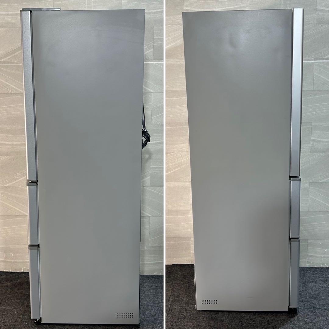 HITACHI 冷蔵庫 大型 375L 3ドア 右開き 真ん中野菜室 d3454