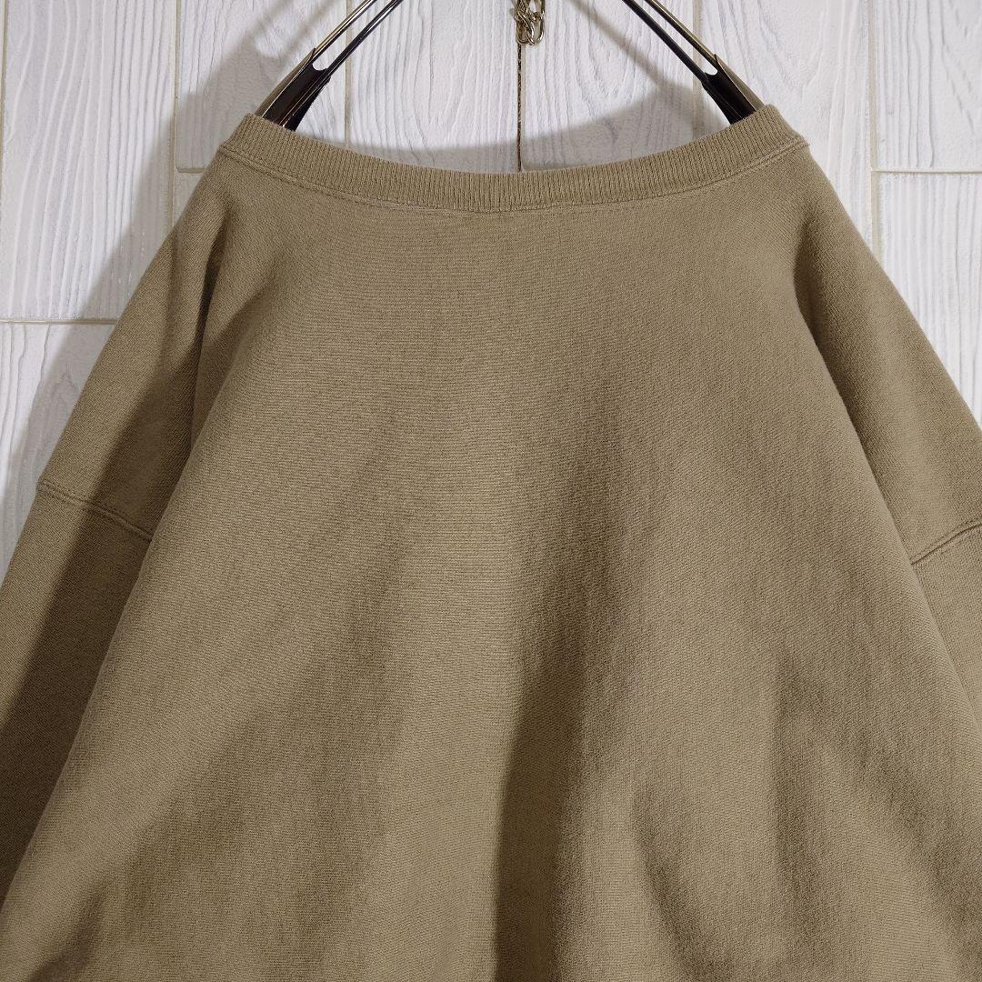 人気 チャンピオン リバースウィーブ スウェットトレーナー XL カーキ 古着