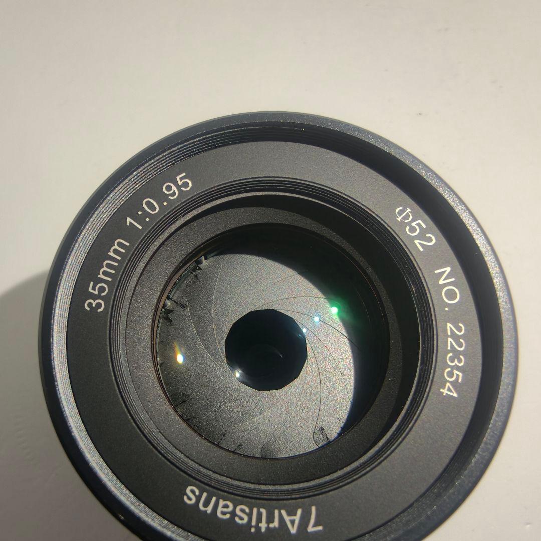 7artisan 35mm f0.95 xマウント 魅力的なボケ