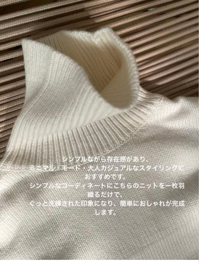 TOTEME カシミヤ混　タートルニット　オーバーサイズ　新品　タグ付