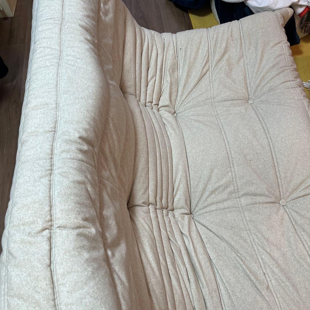 リーンロゼ ロゼトーゴ2人掛け50周年限定生地 DENDENベージュ2年間保証付