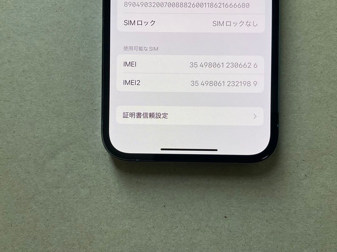 新品未使用 iPhone 13 Pro AppleCare simフリー