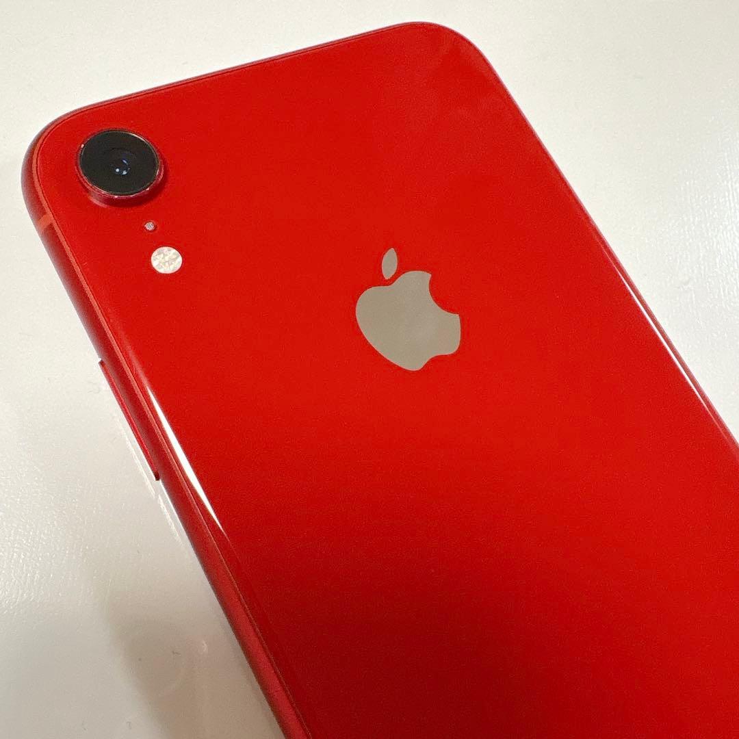 Apple iPhone XR レッド 本体 充電器付き SIMフリー 訳あり