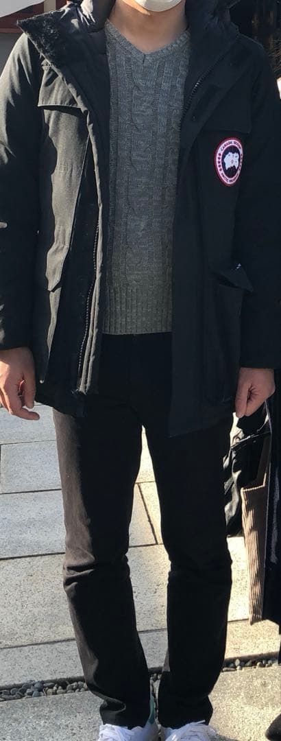 カナダグース   ブラック ダウンジャケット S/P