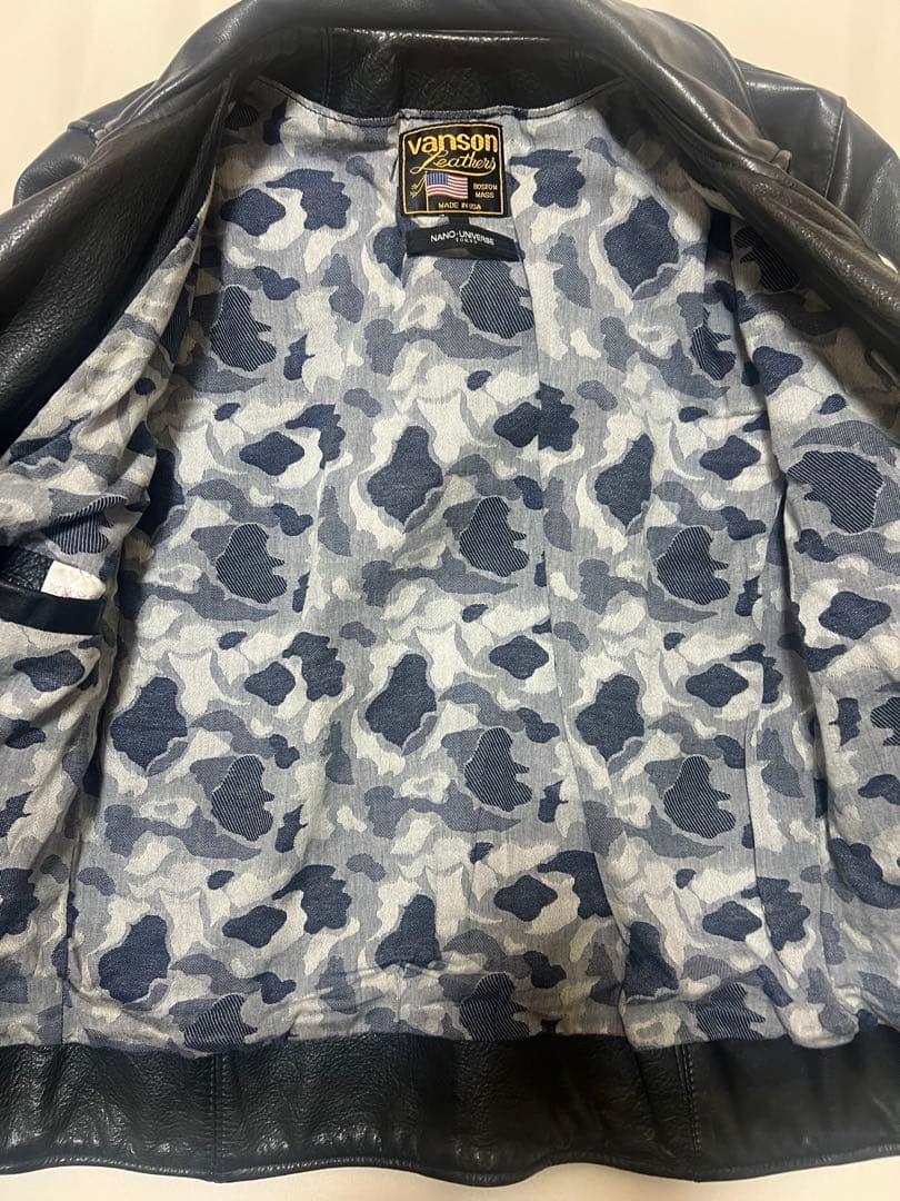 sjtim 　vanson ライダース バンソン　ナノユニバース