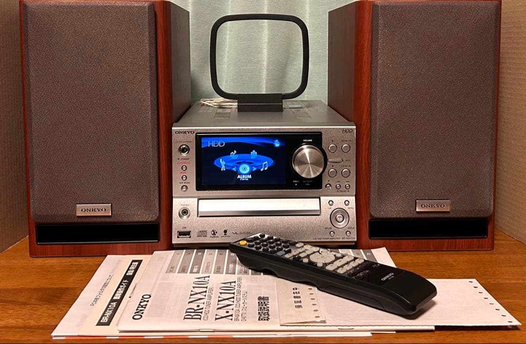オンキョー　HDDミニコンポ　X-NX10A BR-NX10A D-N7TX