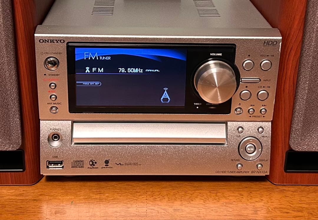 オンキョー　HDDミニコンポ　X-NX10A BR-NX10A D-N7TX