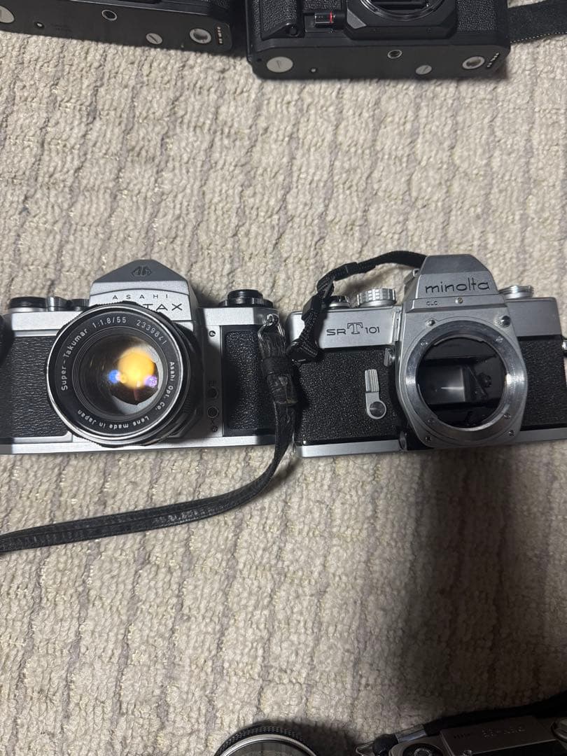 フィルムカメラセット 6台 レンズ付き　ジャンク扱い