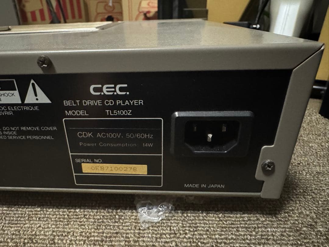 CEC コンパクトディスクプレーヤー TL5100Z
