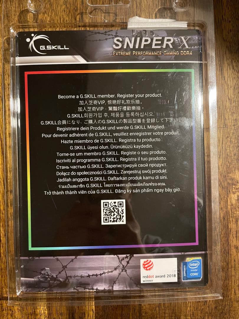 メモリー G.SKILL SNIPER X DDR4 32GB (16GBx2)