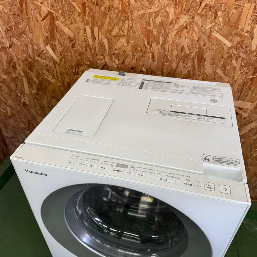 287★2017年製★パナソニック　ドラム式洗濯機　7KG 熱乾燥　キューブル