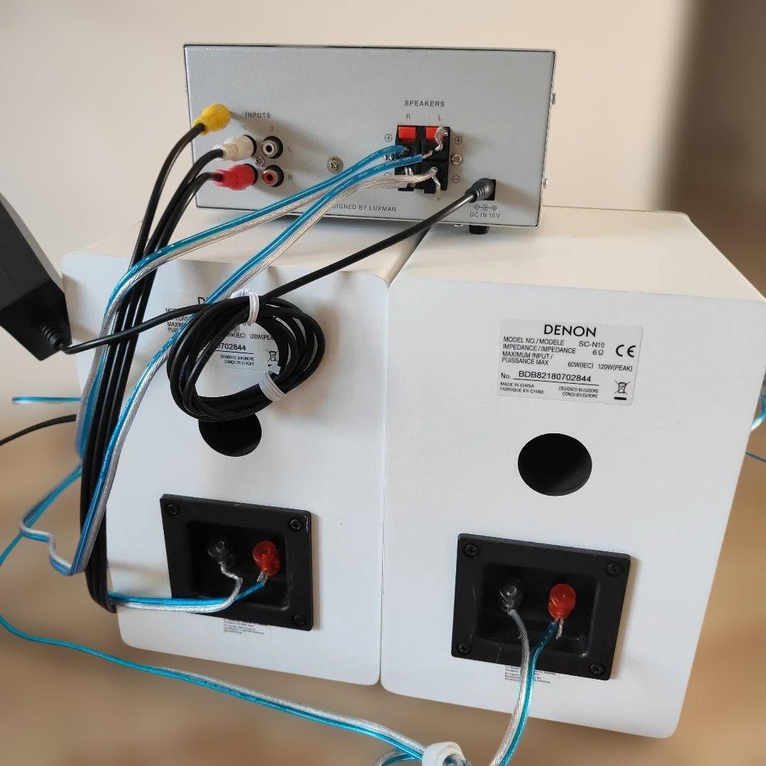 DENON ステレオアンプとスピーカーセット