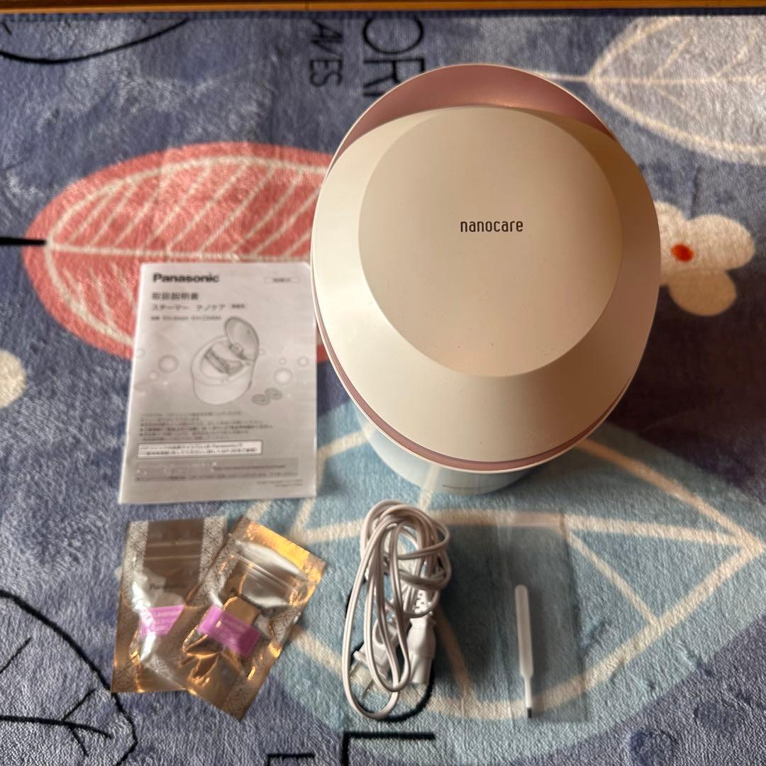 【美品】パナソニック　EH-CSA9A ナノケア　スチーマー