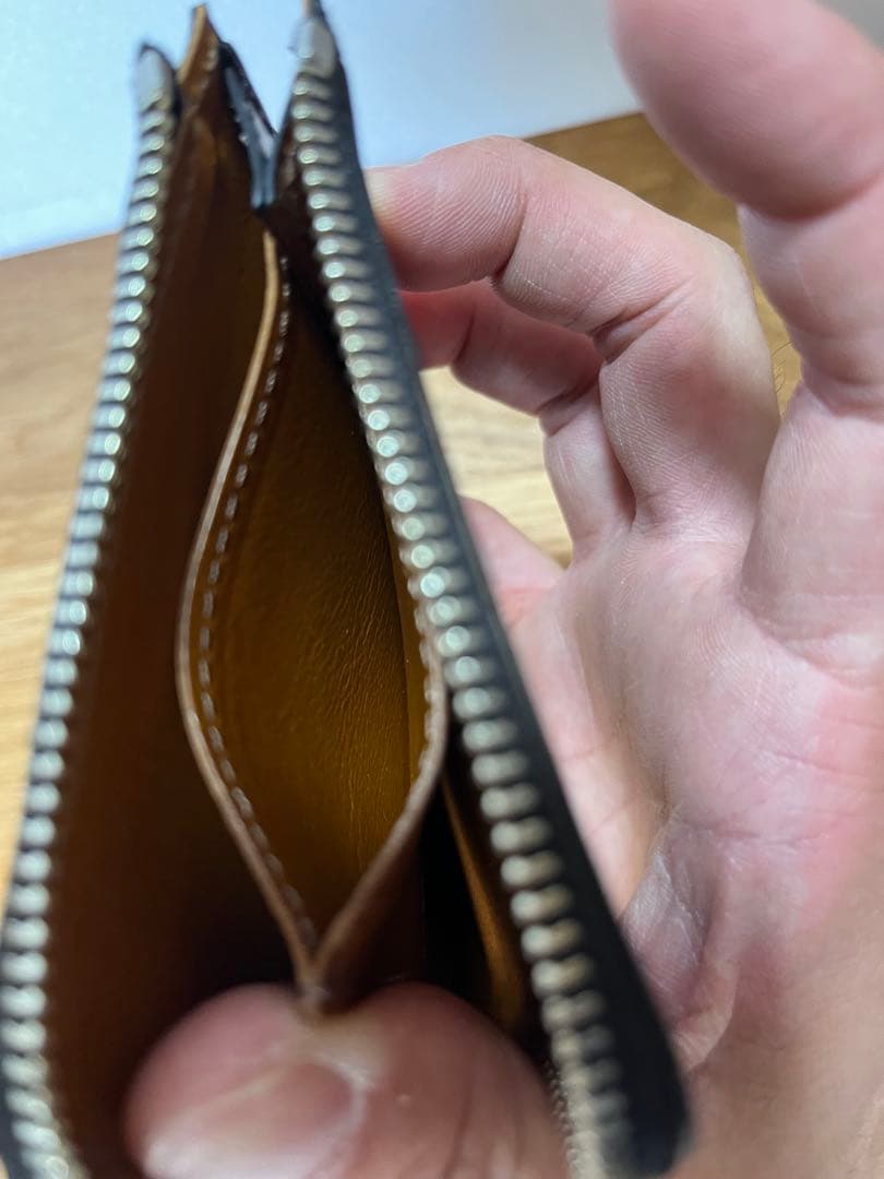 ラコタハウス　コードバン　Ｌジップウォレット　ブラック