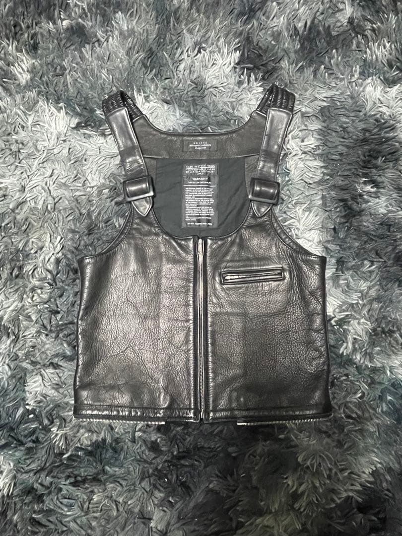 UNUSED アンユーズド レザーベスト 最終値下げ