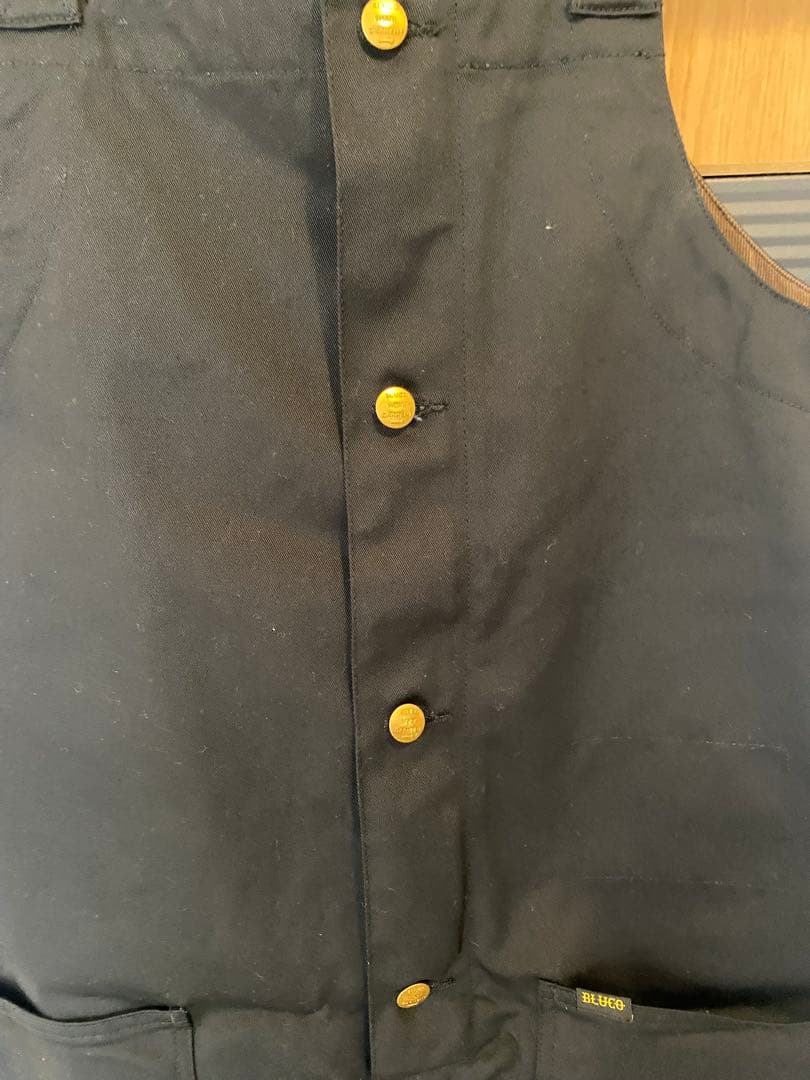 bluco ブルコ　オーバーオール　Lサイズ　ブラック