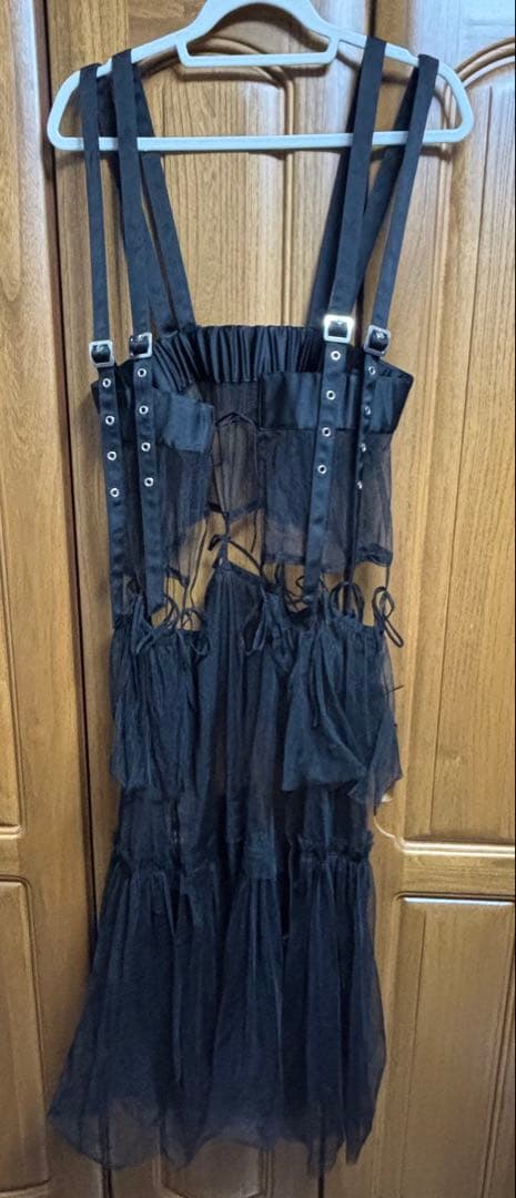 HARE ロングスカート ワンピース シアー ブラック