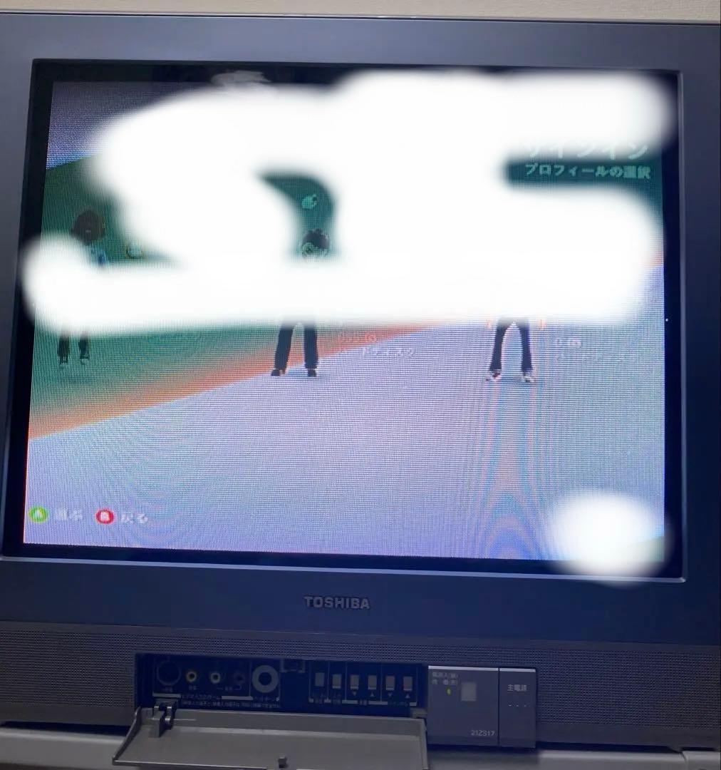 ブラウン管テレビTOSHIBA 21ZS17