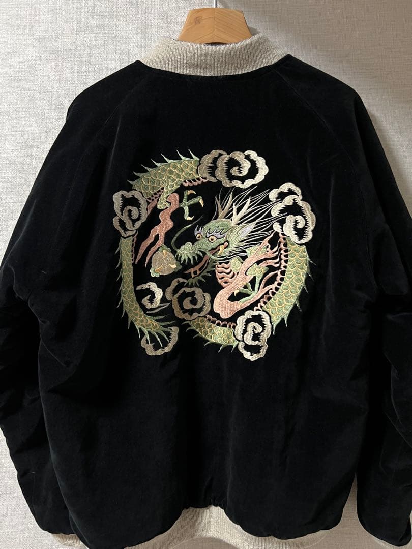 別珍　スカジャン　テーラー　東洋　GOLD 15551 港商　ゴールド　別珍