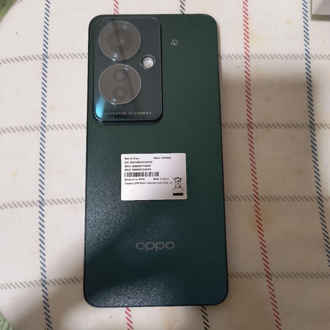 OPPO Reno11 A スマートフォン 本体 グリーン