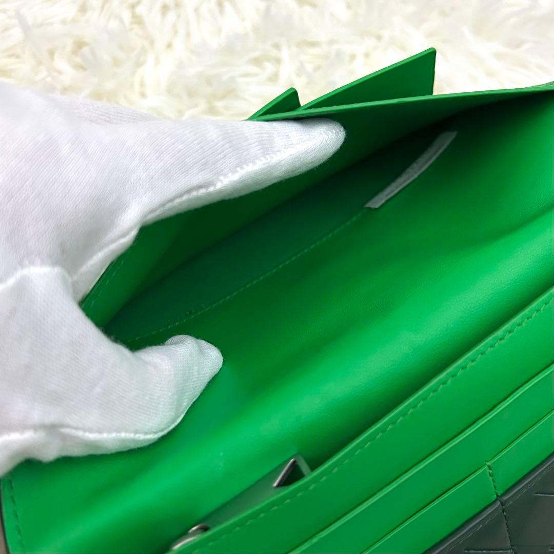 【極美品】ICチップ内蔵 BOTTEGA VENETA イントレチャート 長財布