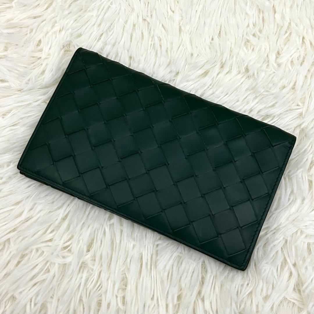 【極美品】ICチップ内蔵 BOTTEGA VENETA イントレチャート 長財布