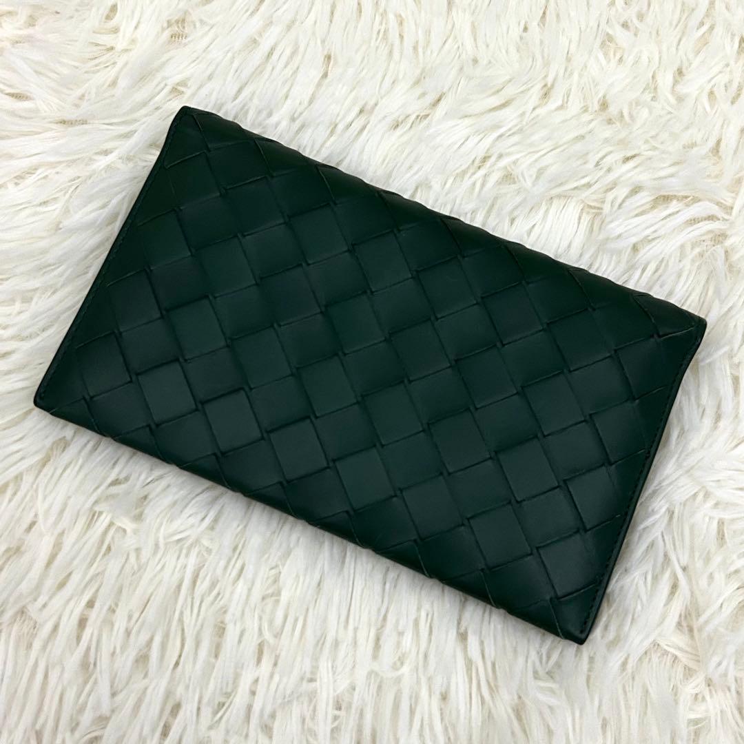 【極美品】ICチップ内蔵 BOTTEGA VENETA イントレチャート 長財布