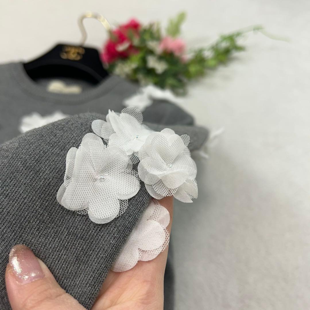 K125 新品未使用 F ユナイテッドアローズ ニット グレー レディース