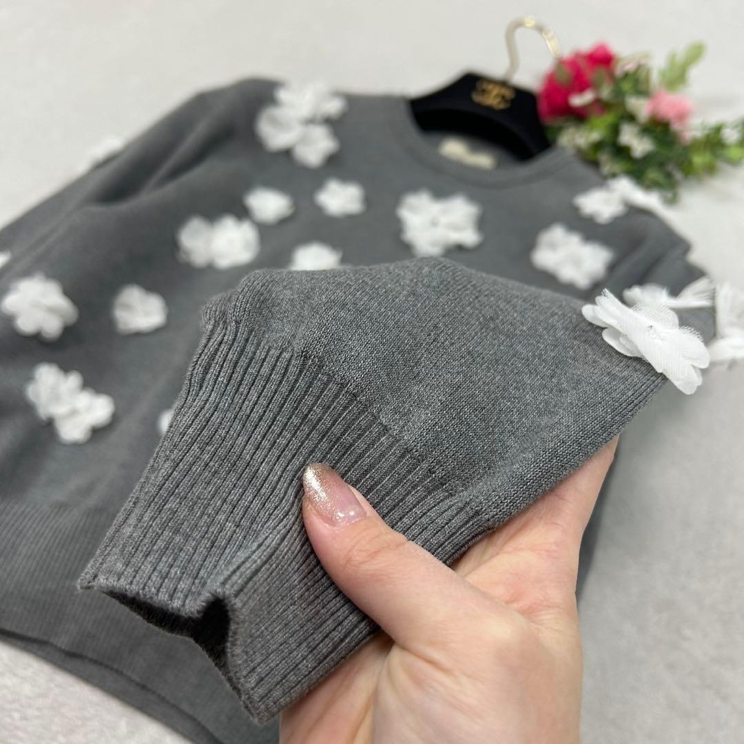 K125 新品未使用 F ユナイテッドアローズ ニット グレー レディース