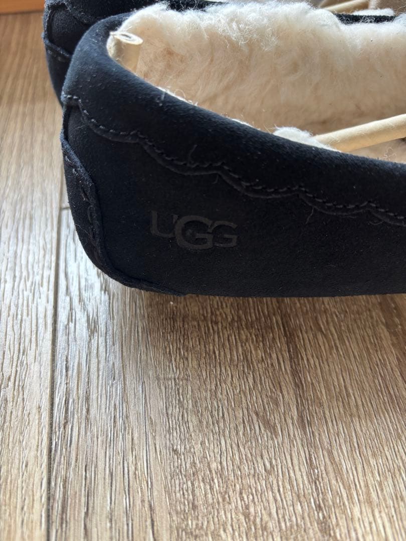 即日発送♡UGG モカシン　スカラップ　アンスレー　黒