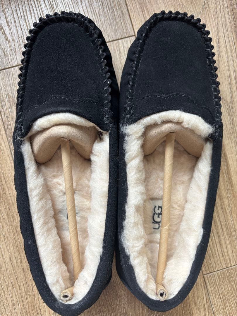 即日発送♡UGG モカシン　スカラップ　アンスレー　黒