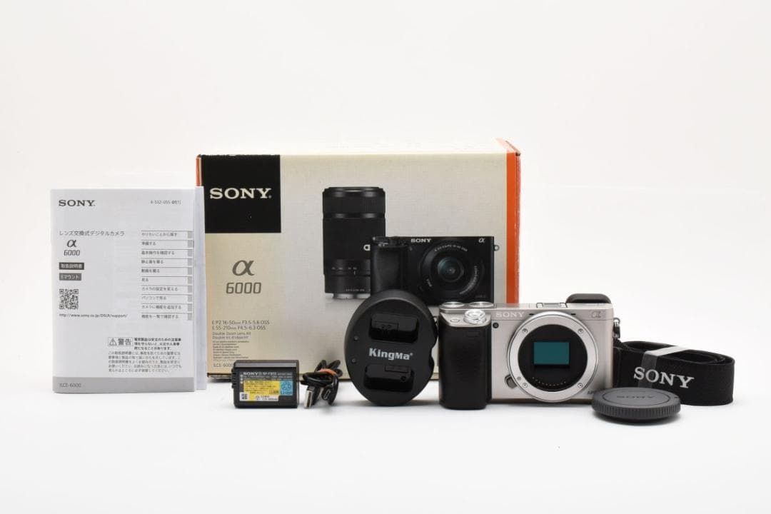 良品 SONY α6000 ボディ 元箱付き ショット数29700回