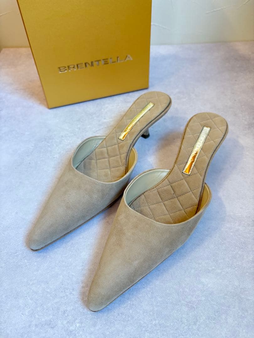 BRENTELLA スエードミュール 37サイズ ¥64,900