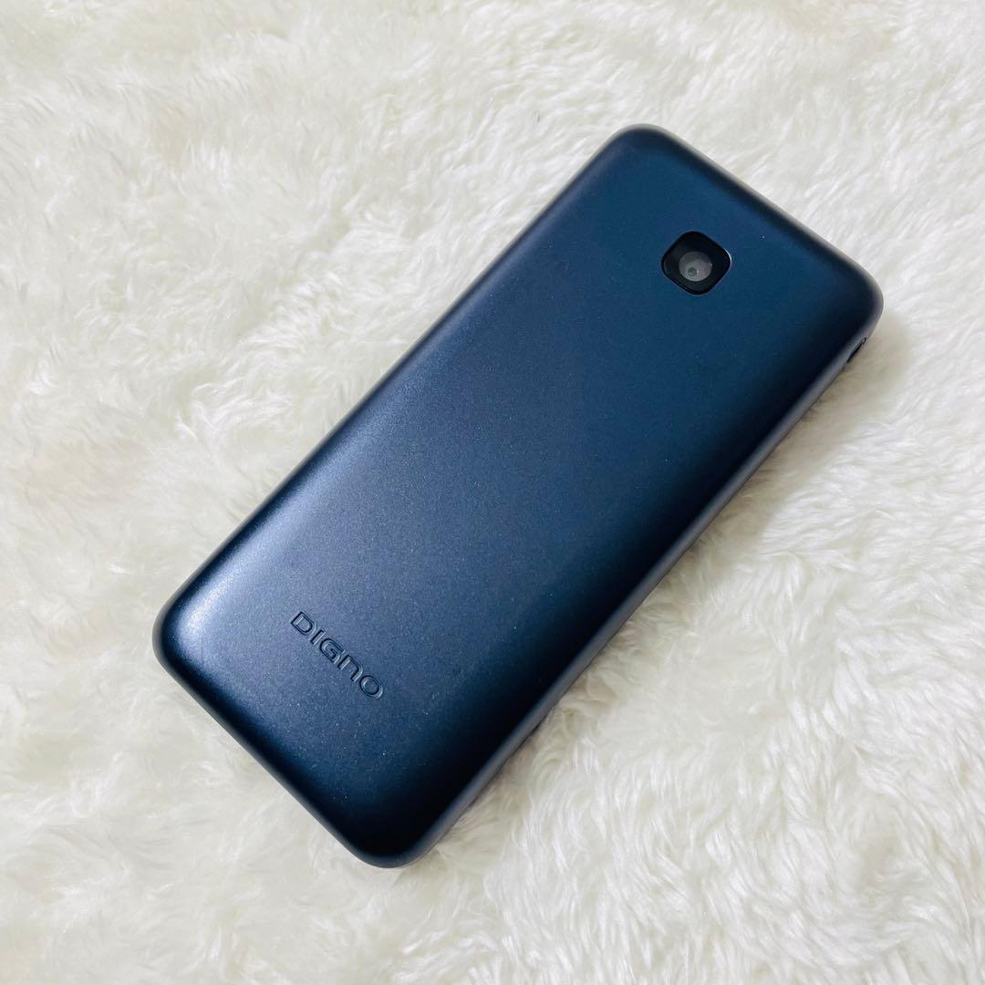 【新品同様品】京セラDIGNO KY-42C ネイビー 携帯電話 ガラホ