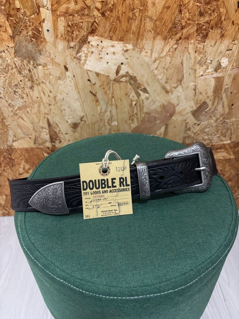 か　RRL ダブルアールエル DOUBLE RLウエスタンベルト ナロー