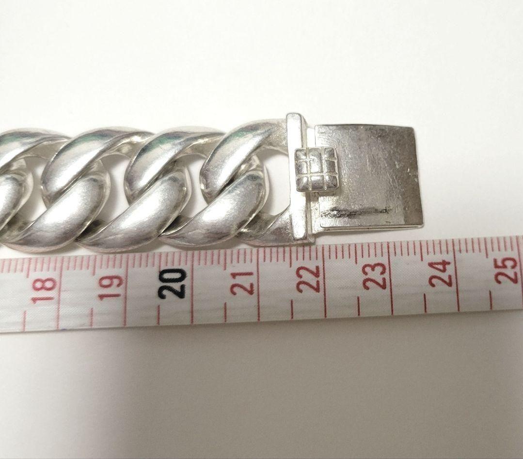 ブレスレット　Silver925　シルバー925　太め　メンズ