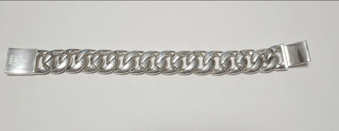 ブレスレット　Silver925　シルバー925　太め　メンズ