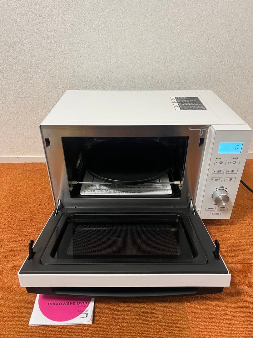 アマダナ オーブンレンジ ヘルツフリー　AT-DR22 2019年製 電子レンジ