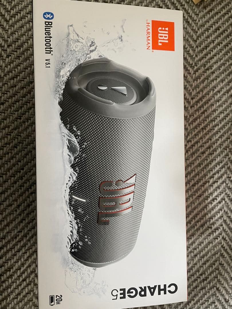 JBL ワイヤレススピーカー グレーCHARGE5