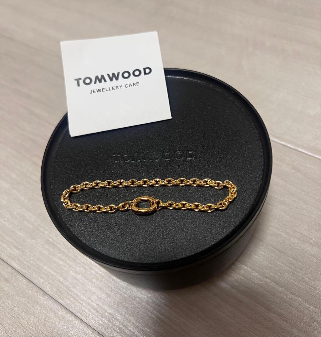 トムウッド TOMWOOD Ada slim ゴールドブレスレット 6.5インチ