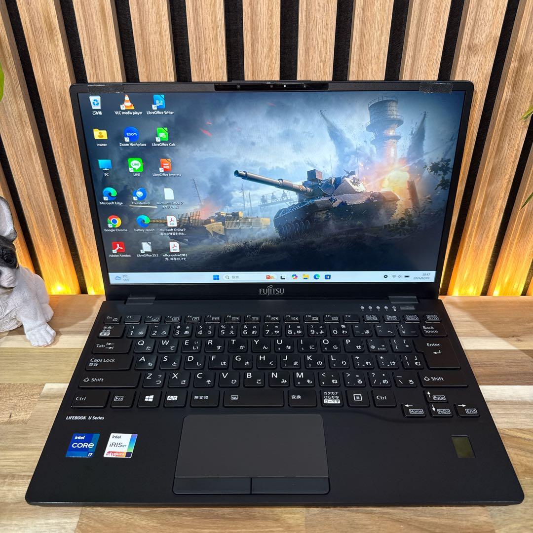 準美品‼️LIFEBOOK☘️最高峰i7☘第11世代☘️フルHD☘最新ノートパソコン